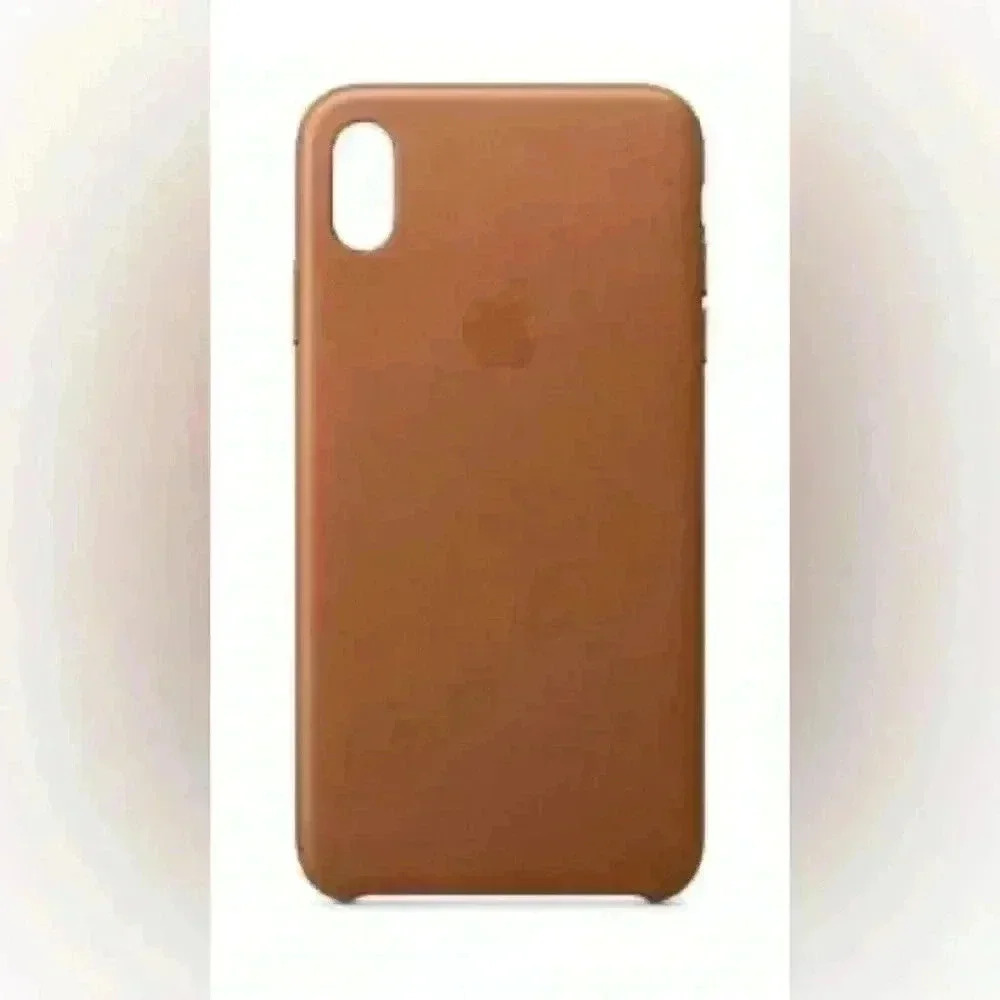 Leather Apple IPhone XS MAX- saddle brown